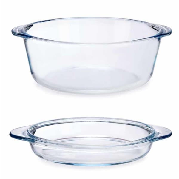 Kastrull med lock Pasabahce 1017138-59003 Transparent 2,1 L (4 antal)