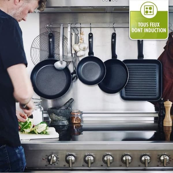 GreenPan Andorra Wok Pan, 3,6 liter, Svart - CC001529-001