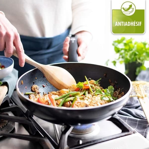 GreenPan Andorra Wok Pan, 3,6 liter, Svart - CC001529-001