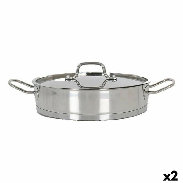 Kastrull med glaslock Quttin 6 L Ø 32,8 cm (2 antal)