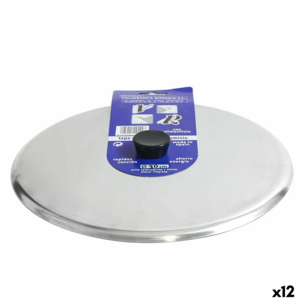 Stekpannelock VR Silvrig Ø 30 cm Aluminium (12 antal)