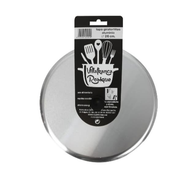 Stekpannelock VR Silvrig Ø 27 cm Aluminium (12 antal)