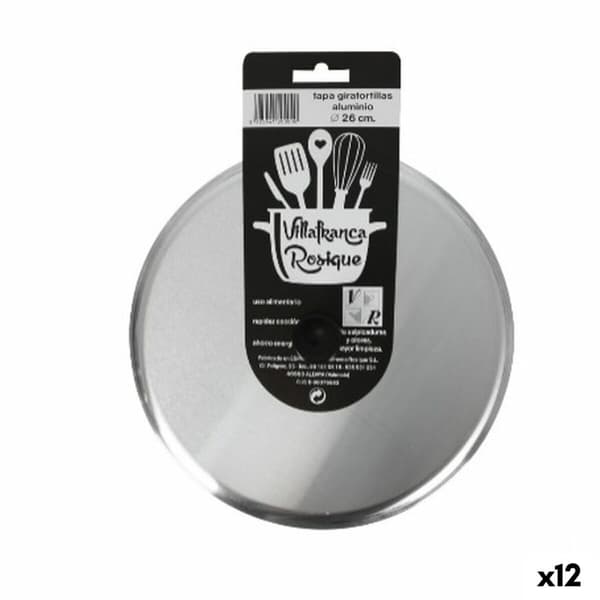 Stekpannelock VR Silvrig Ø 27 cm Aluminium (12 antal)
