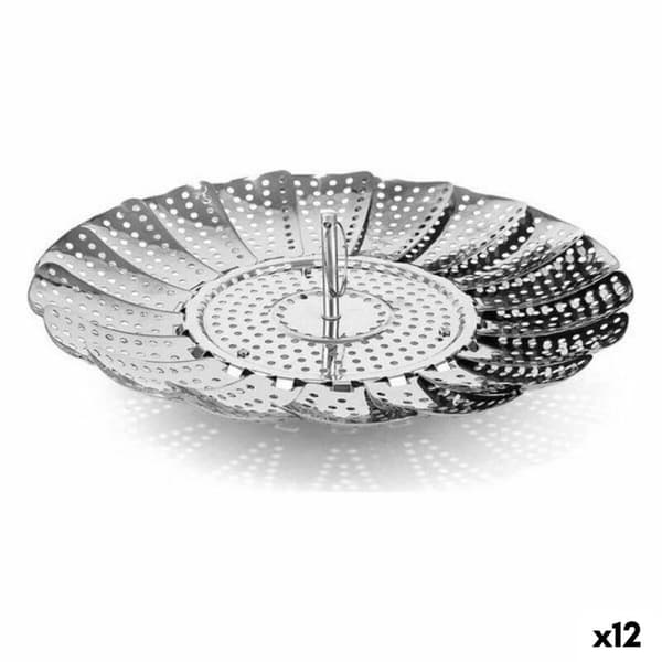 Ångkokare Quttin Rostfritt stål 14 cm (12 antal) (22,5 x 14 cm)