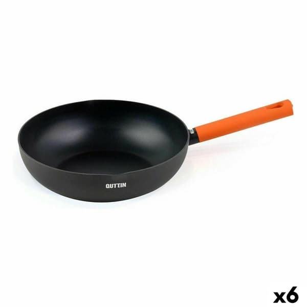 Wokpanna Quttin Gastro Svart Orange 47 x 29 x 8 cm (6 antal)