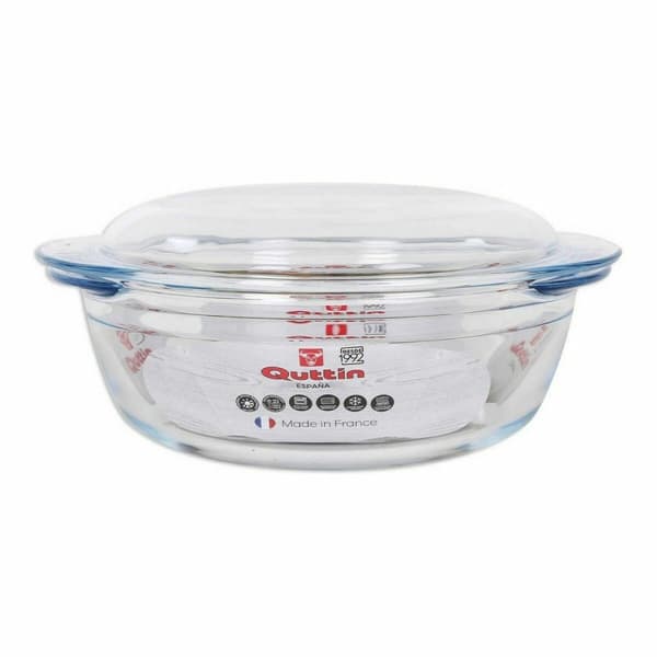 Kastrull med lock Quttin Glas 2,2 + 0,8 L (3 antal)