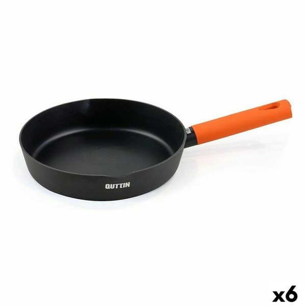 Stekpanna Quttin Gastro Svart Orange 37,5 x 23 x 5 cm (6 antal)