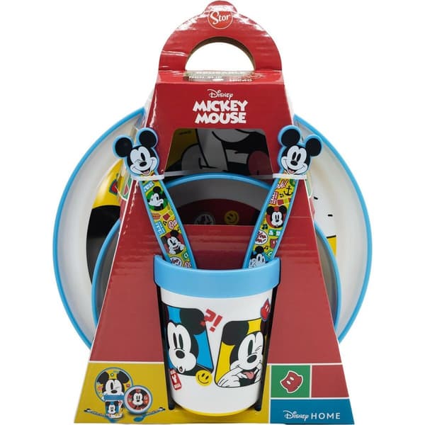 Children’s Dinner Set Mickey Mouse CZ11306 Plastic (5 Pieces)