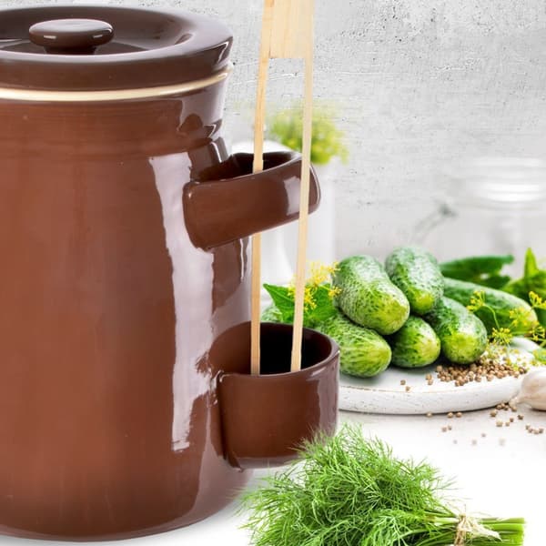 Krukkebeholder til syltning af agurker, 2,5 l