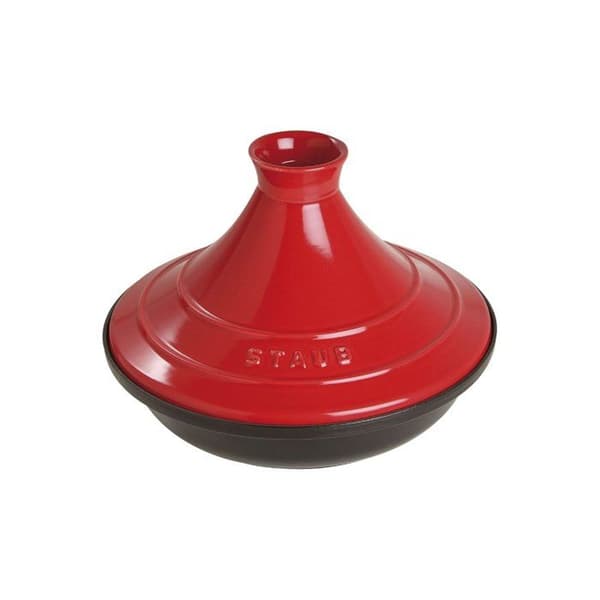 Tagine - STAUB - 28 cm - Körsbär - Keramik - Kompatibel med alla värmekällor