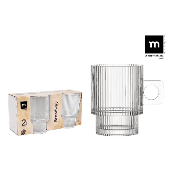 2 Piece Mug Set La Mediterránea Broadway 18 Units (2 Pieces)