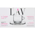 Miniatyrbillede 4 af 7: Set of 6 Cups with Plate LAV Cozy 90 ml (6 Units)