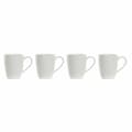 Miniatyrbillede 1 af 4: 4 Piece Mug Set DKD Home Decor White Natural Rubber wood Stoneware 300 ml 19 x 13 x 31 cm