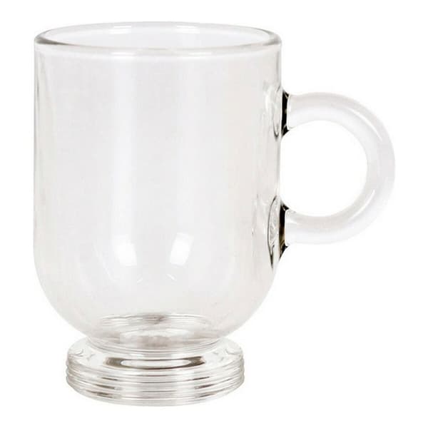 Piece Coffee Cup Set Royal Leerdam Sentido Expresso Transparent Stainless steel Crystal 80 ml 6 Pieces (6 Units)