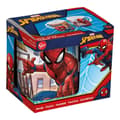 Miniatyrbillede 4 af 4: Mug Spider-Man Great power Blue Red Ceramic 350 ml