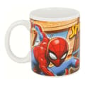 Miniatyrbillede 2 af 4: Mug Spider-Man Great power Blue Red Ceramic 350 ml
