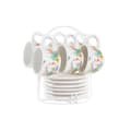 Miniatyrbillede 1 af 4: Piece Coffee Cup Set DKD Home Decor Multicolour Dolomite 180 ml