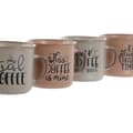 Pikkukuva 3 / 4: 4 Piece Mug Set Home ESPRIT Blue Pink Stoneware 285 ml 9 x 7 x 8 cm