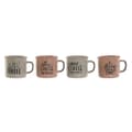 Pikkukuva 1 / 4: 4 Piece Mug Set Home ESPRIT Blue Pink Stoneware 285 ml 9 x 7 x 8 cm