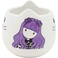 Miniatyrbillede 2 af 4: Cup with Plate Gorjuss Smitten kitten White Black Ceramic Coasters Cup