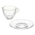 Pikkukuva 4 / 4: Cup with Plate Vivalto S12212/BHA Transparent Glass 85 ml (6 Units)