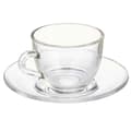 Pikkukuva 2 / 4: Cup with Plate Vivalto S12212/BHA Transparent Glass 85 ml (6 Units)
