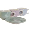 Pikkukuva 2 / 4: Coffee Set DKD Home Decor Blue White Green Lilac Metal Dolomite 180 ml