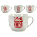 Miniatyrbillede 2 af 2: Cup Coffee Porcelain Red White 500 ml 24 Units