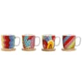 Miniatyrbillede 5 af 5: Coffee Set DKD Home Decor Multicolour Coral Bamboo Dolomite Modern 180 ml
