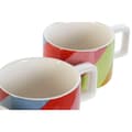 Miniatyrbillede 3 af 4: Piece Coffee Cup Set DKD Home Decor White Multicolour Light brown Metal Bamboo Dolomite 260 ml