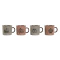 Miniatyrbillede 1 af 3: Piece Coffee Cup Set Home ESPRIT Blue Pink Stoneware 180 ml
