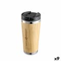Miniatyrbillede 1 af 3: Thermal Cup with Lid ThermoSport Bamboo 450 ml (9Units)