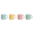 Miniatyrbillede 1 af 4: Piece Coffee Cup Set Home ESPRIT Yellow Blue Green Pink Porcelain 110 ml 4 Pieces