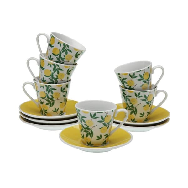 Coffee Set Versa Porcelain Lemon