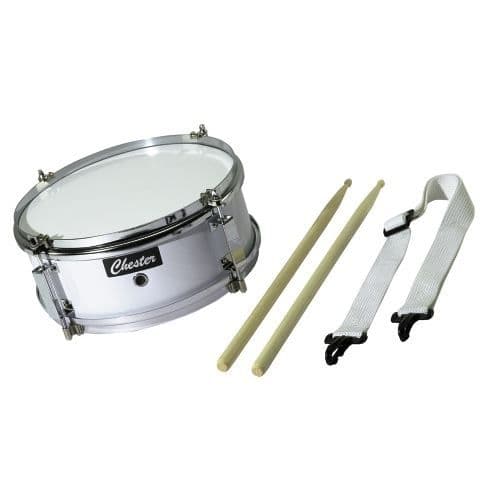 Junior marching drum - CHESTER - 10 x 4 - Trähuvud - 6 lager - 4 dragningar