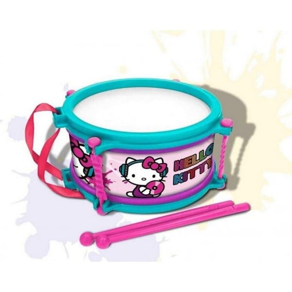 NC Tambour Hello Kitty Blå Rosa 16 Cm