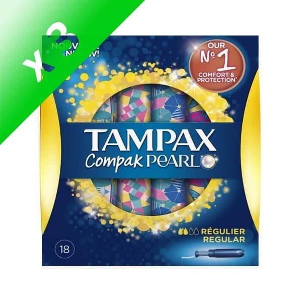 TAMPAX Vanliga dynor 804929 (Sats om 3)