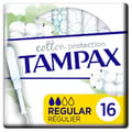 Miniatyrbild 1 av 6: Tampax Cotton Protection Vanliga tamponger med applikator x16