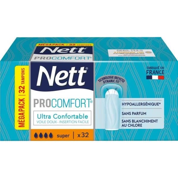 Super Digital tamponger - NETT - Proconfort - Mycket rikligt - Hypoallergen