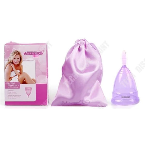 TD® menskopp Ultratunn Hypoallergenisk feminin kupa Menstruationsdyna och alternativ silikonrosa