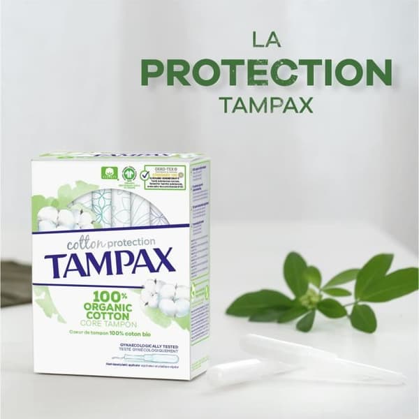 TAMPAX 96 bomullsskydd supertamponger med applikator - förpackning om 6 x 16