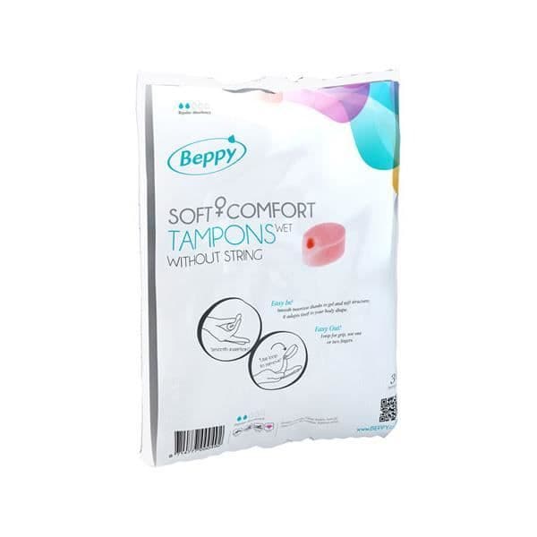Påse med 30 Beppy Comfort-smorda tamponger