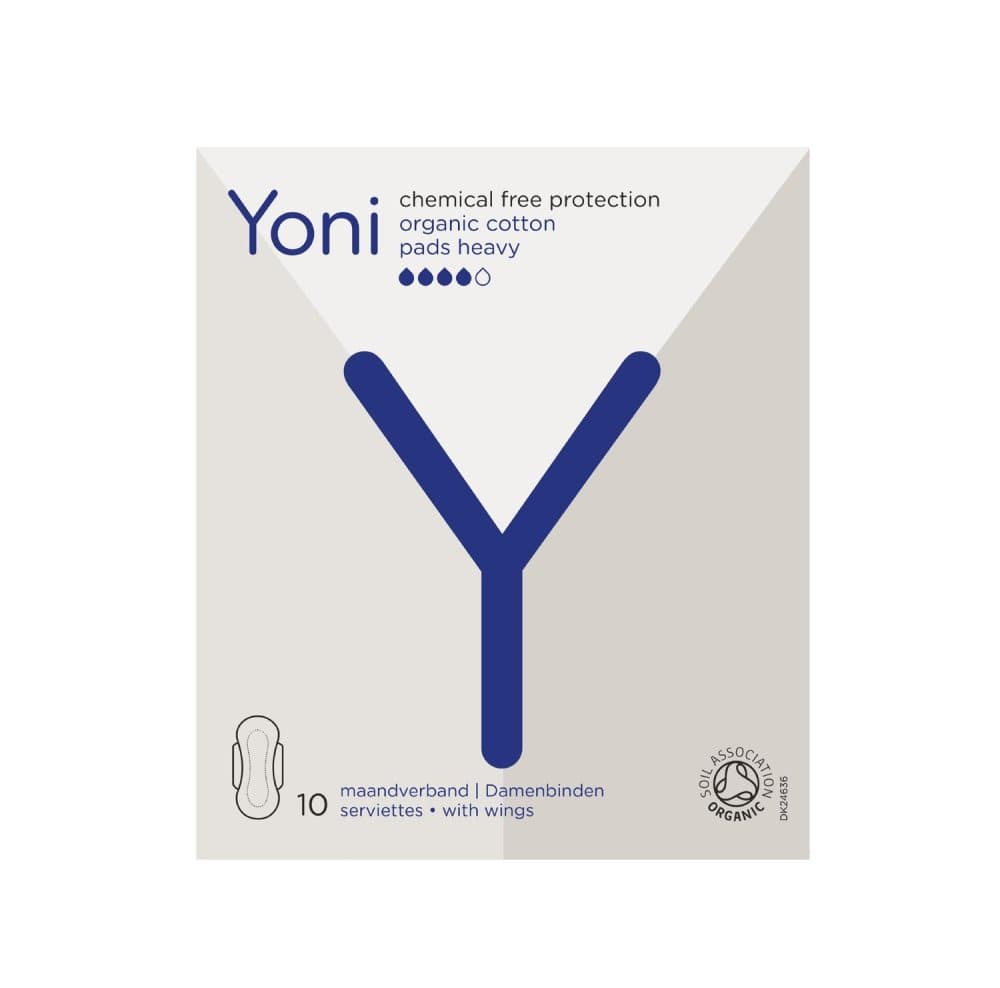 YONI_Organic Cotton Pads podpaski z bawełny organicznej Heavy 10szt