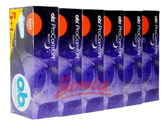 Night O.B.ProComfort super tampons comfortable 6op. x 16 pcs (5 + 1 free)