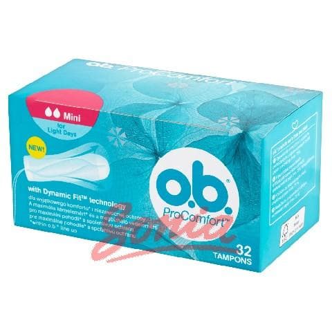 Mini O.B.ProComfort comfortable tampons 1op.- 32szt