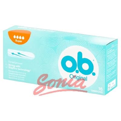 O.B. Original Super Tampons 1op.-16 pcs