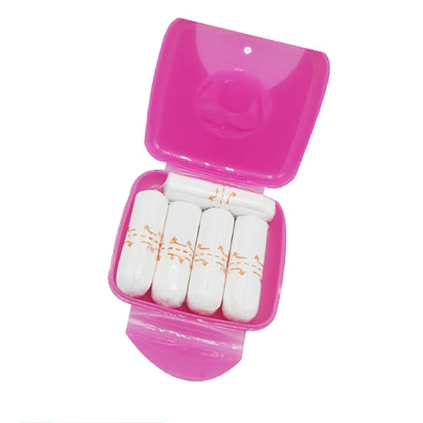 Praktisk Mini Multifunktionell Tampong Fodral