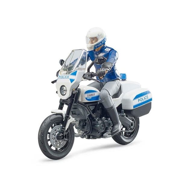 Bruder 62731 Ducati Politiemotor med figur 1:16