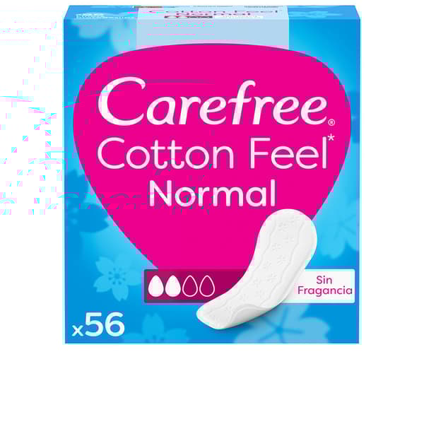 CAREFREE COTTON protector without fragrance 56 u