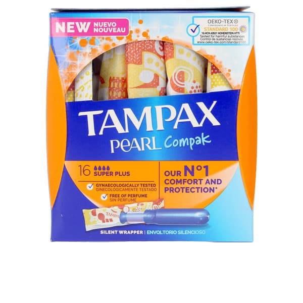 TAMPAX PEARL COMPAK super plus tampon 16 u